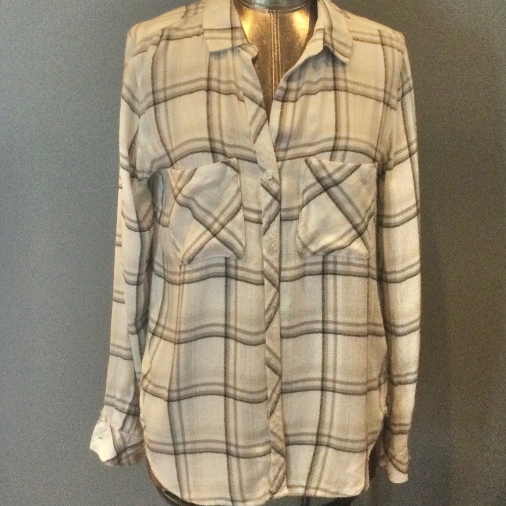 Cloth & Stone Plaid Shirt